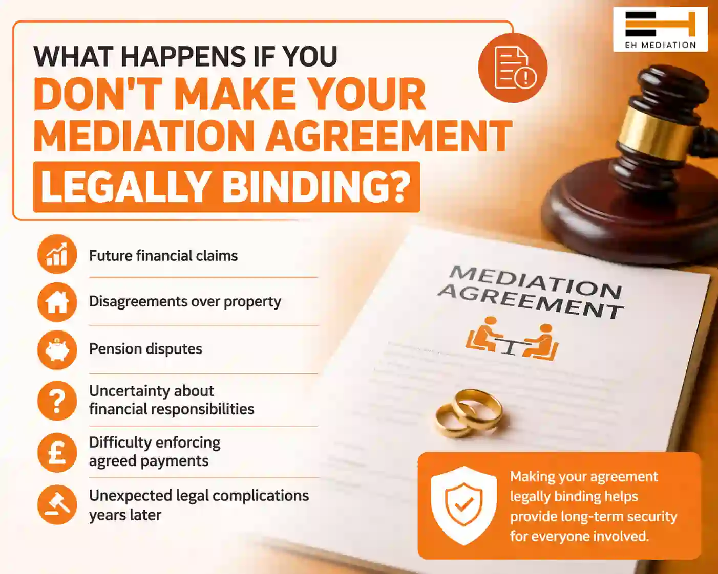 What Happens If You Don't Make Your Mediation Agreement Legally Binding Newquay?